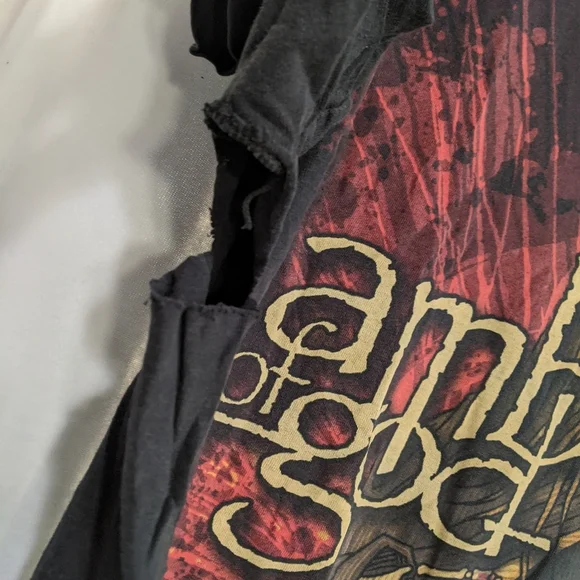 Vintage Lamb of God Tee Walk With Me in Hell Band Shirt 2000s Metal Size L - Picture 4 of 5